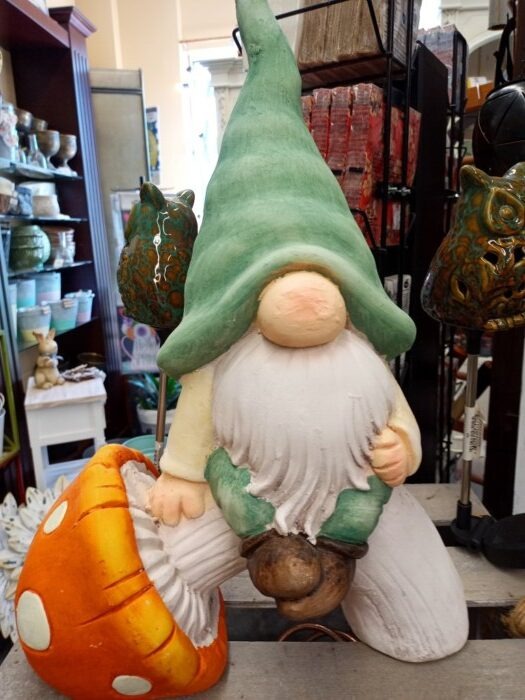 Gnome, Garden Gnome, Alberta Gnome - The Flower Shoppe, Barrhead